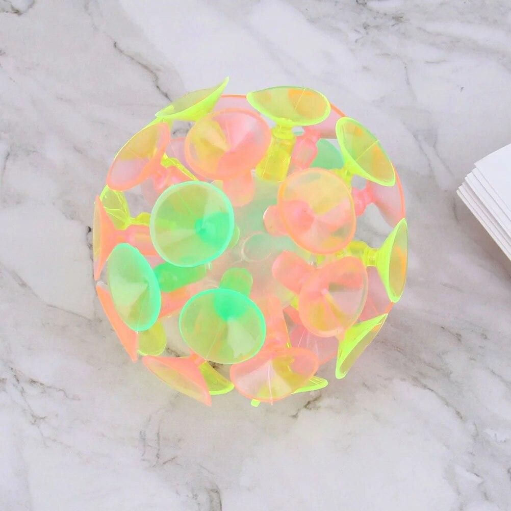 12 Pcs Suction Cricket Sticky Ball Creative Balls Funny Plaything Glow Toys Ceiling Pvc Interaction Child Kidcraft Playset