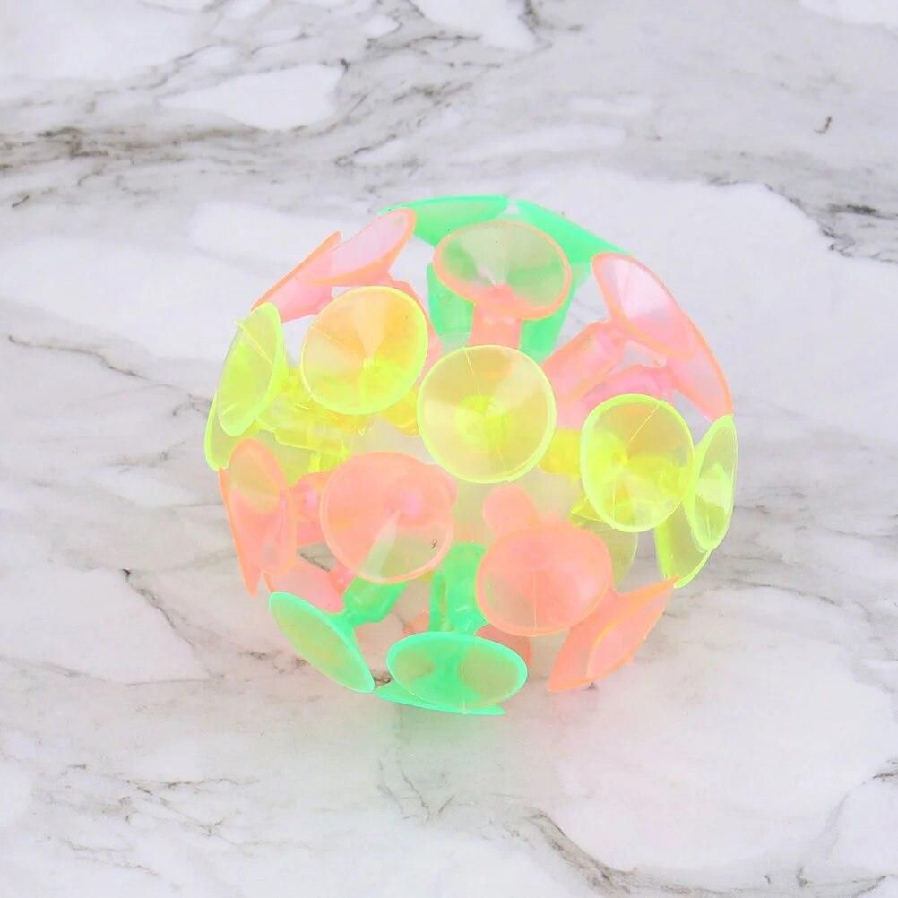 12 Pcs Suction Cricket Sticky Ball Creative Balls Funny Plaything Glow Toys Ceiling Pvc Interaction Child Kidcraft Playset