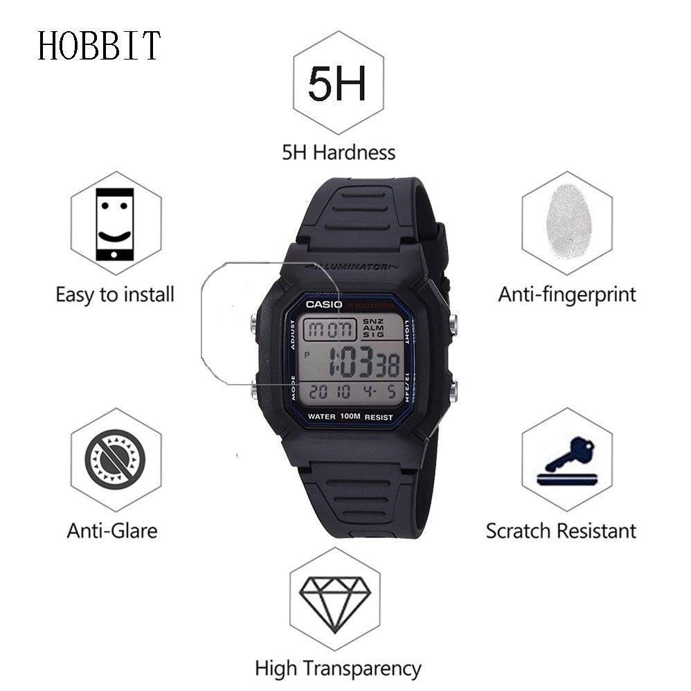 For Casio W800h-1av Nano Explosion-Proof Screen Protector
