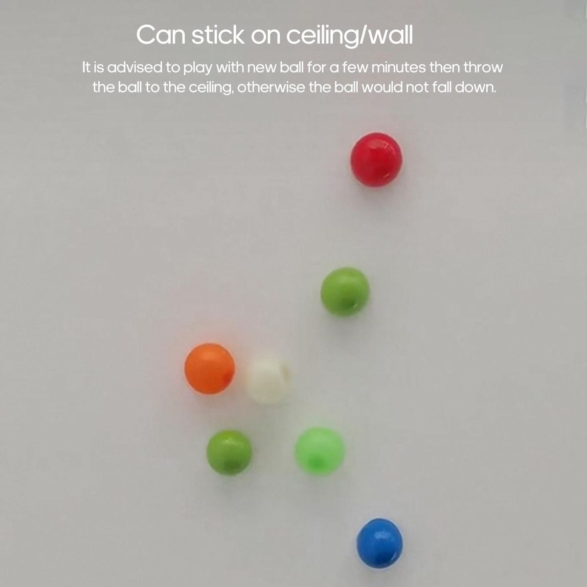 Luminous Sticky Ball Ceiling/Wall Glow Sticky Balls Tear-Resistant Relaxation Toys for Children & Adults