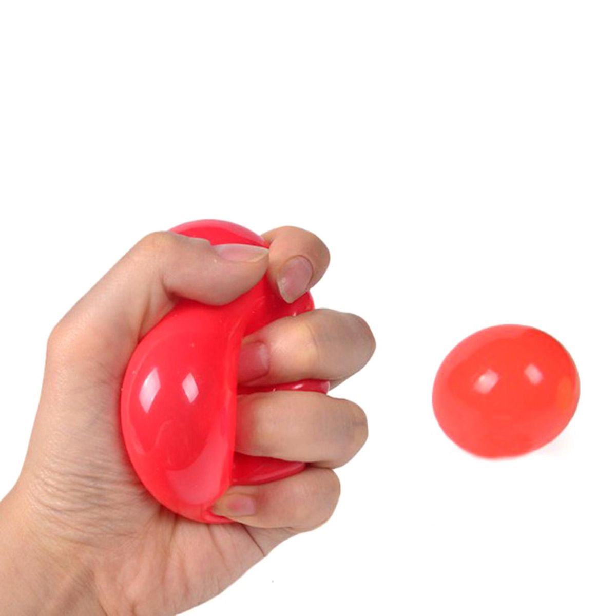 Luminous Sticky Ball Ceiling/Wall Glow Sticky Balls Tear-Resistant Relaxation Toys for Children & Adults