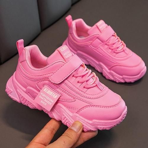New Children's High-end Sneakers Breathable Fashion Sneakers For Girls-rose Red