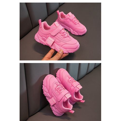 New Children's High-end Sneakers Breathable Fashion Sneakers For Girls-rose Red
