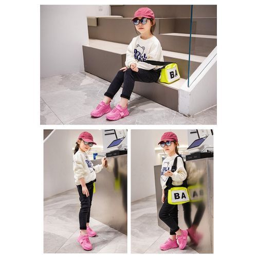 New Children's High-end Sneakers Breathable Fashion Sneakers For Girls-rose Red