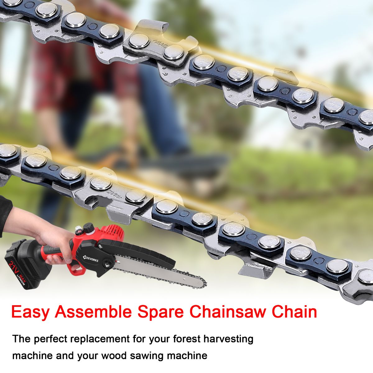 Easy Assemble Spare Chainsaw Chain 8inch Electric Saws