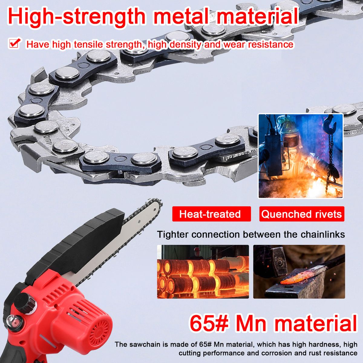 Easy Assemble Spare Chainsaw Chain 8inch Electric Saws
