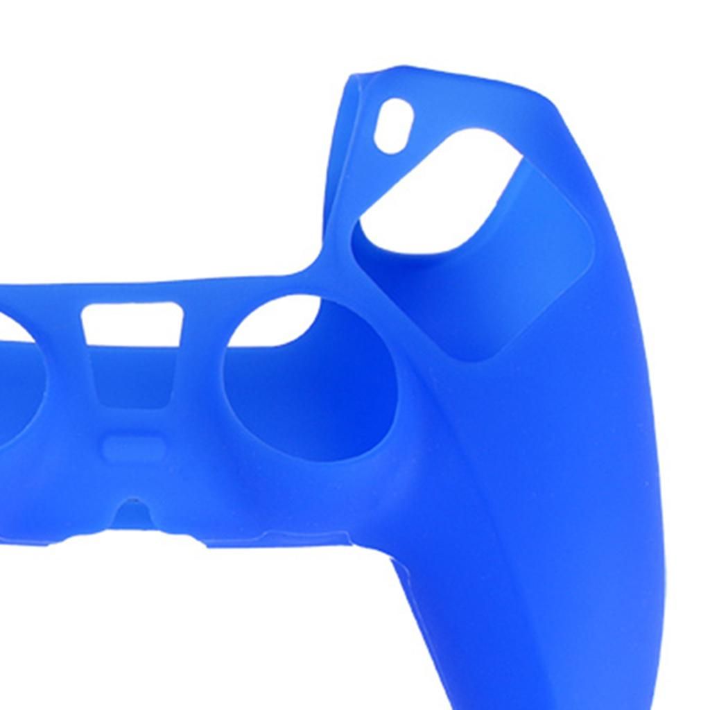 Silicone Case Skin Protective Cover For Sony   5 PS5 Controller Blue