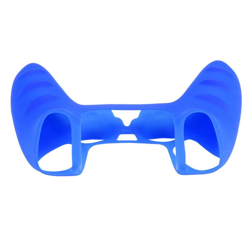 Silicone Case Skin Protective Cover For Sony   5 PS5 Controller Blue
