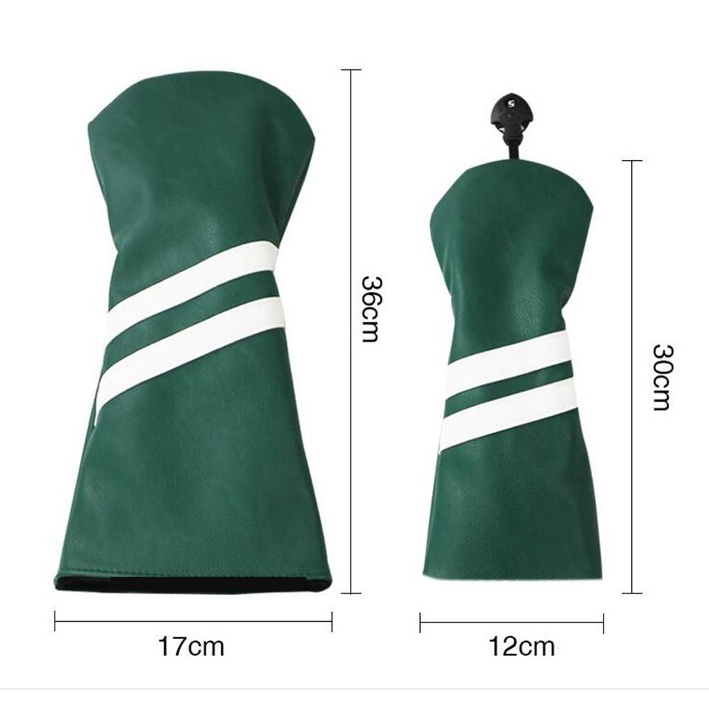 New Golf Wood Club Cover Double Stripe Wood Club Head Cover