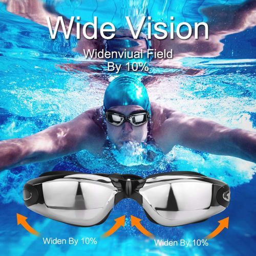 Swimming Goggles HD Waterproof Anti-Fog Glasses Swimming Kit