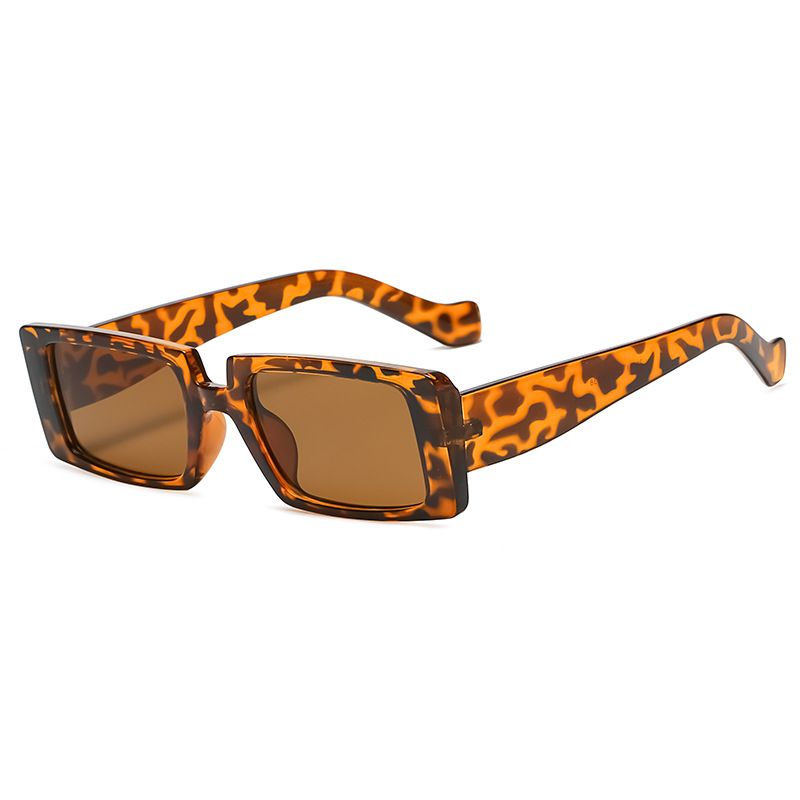 Square Sunglasses- Leopard Print