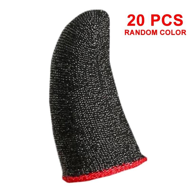 Multi-style 20Pcs Finger Sweat Proof Gaming Sleeves Waterproof Gaming Sleeves Thumbs Finger Sleeve Game Controller Finger Cover
