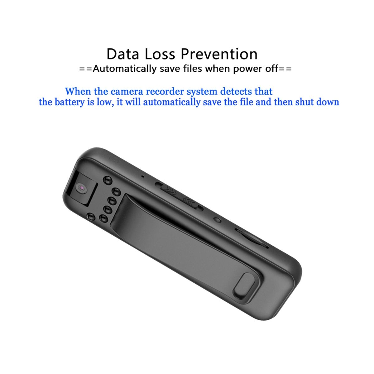 Mini Camera Full HD 1080P Small Memory Card Free Body Night Vision DV Video Recorder with 180 ° Rotating Lens