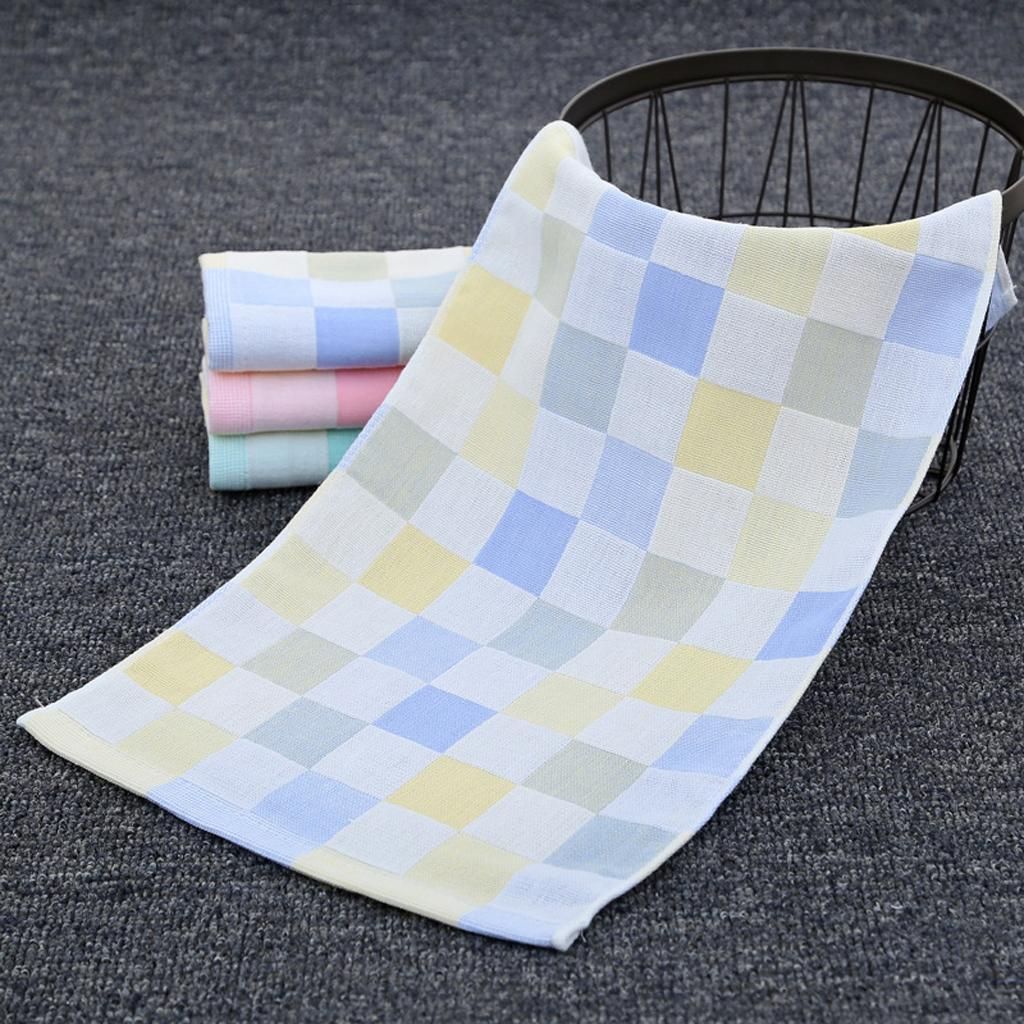 Quality 100% Cotton Bbay Kids Hand Bath Face Facial Towel Blue 25x50cm
