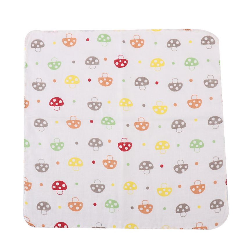 5Pcs Infant Feeding Double Gauze Handkerchief Towel Baby