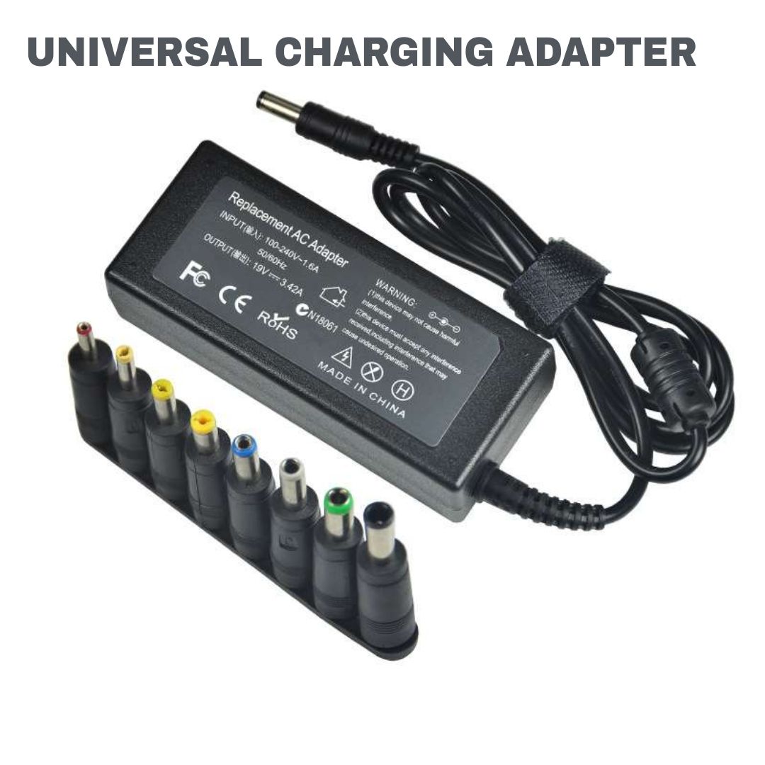 65W Universal Laptop Charger Cord Adapter Connector Plug For All Laptops Hp Acer Asus Lenovo Toshiba , Small Big Mouth Etc