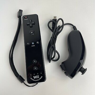 Wii Remote&Nunchuck With Built In Motion Plus - Black