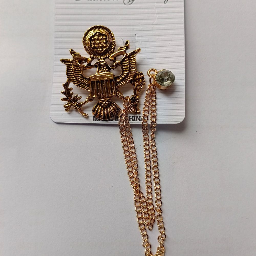 LUXURY RHINESTONE CRYSTAL BROOCH LAPEL PIN