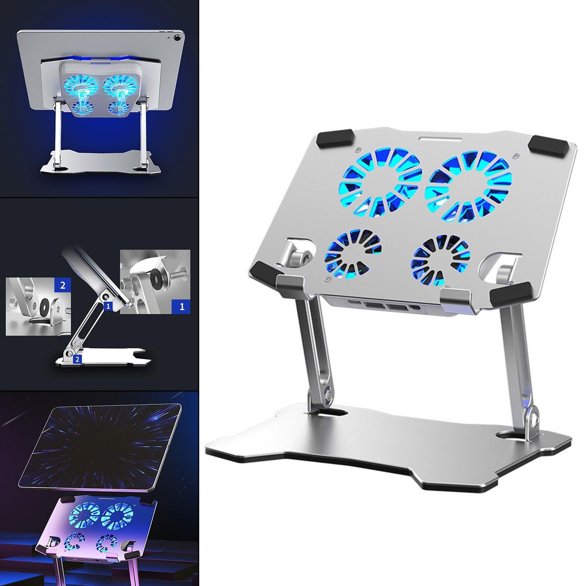 Portable Laptop Cooling Fan, Lightweight Adjustable
