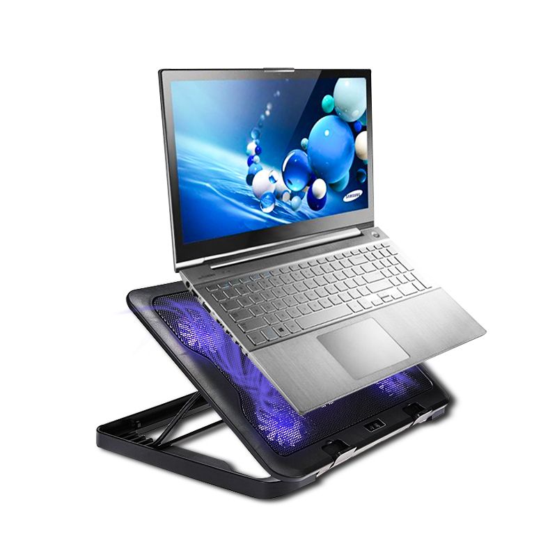 S Skyee Lapcooler 2 Usb Ports And 5 Cooling Fans Led Usb