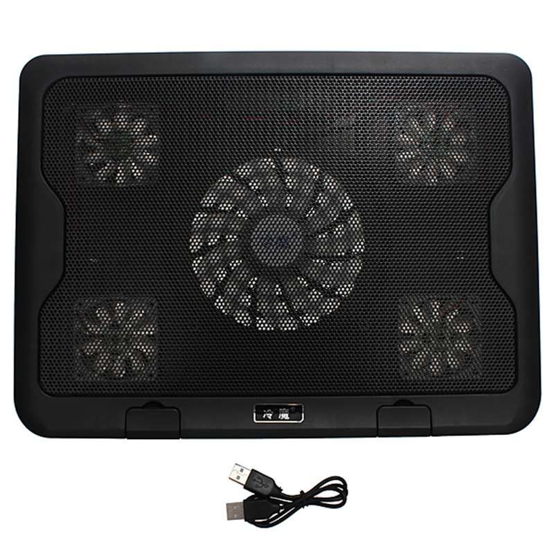S Skyee Lapcooler 2 Usb Ports And 5 Cooling Fans Led Usb