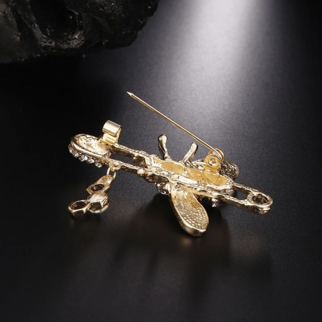 Bee Brooch Safety Pin For Men