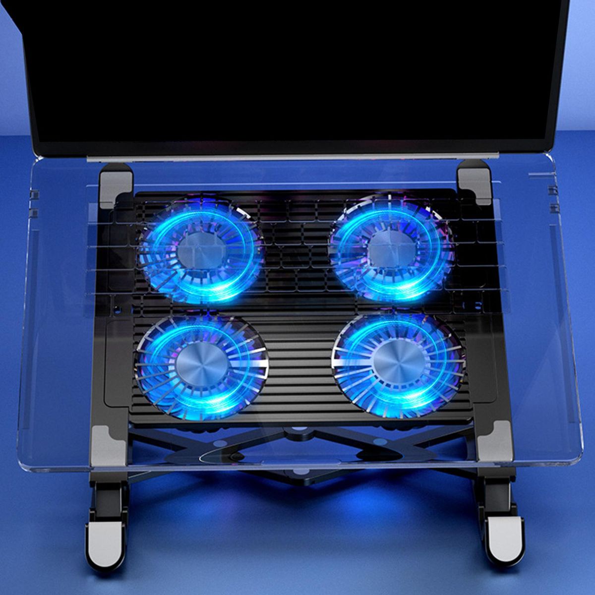 Laptop Stand With 4 Cooling Fans Cooler Gaming Notebook For 11-17.3