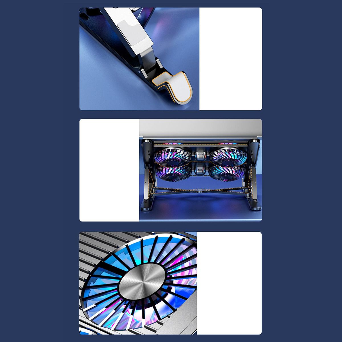 Laptop Stand With 4 Cooling Fans Cooler Gaming Notebook For 11-17.3