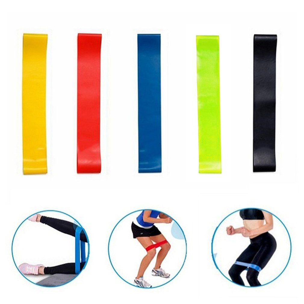 No Printed Latex Pull Ring Resistance Band Pull Ring Fitness Exercise Yoga