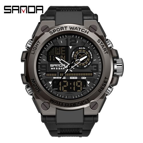 Men Digital Watch Sports Watches Waterproof Wristwatch 6024