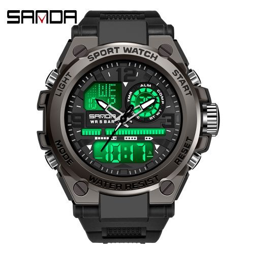 Men Digital Watch Sports Watches Waterproof Wristwatch 6024