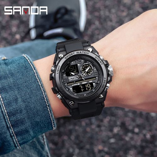Men Digital Watch Sports Watches Waterproof Wristwatch 6024