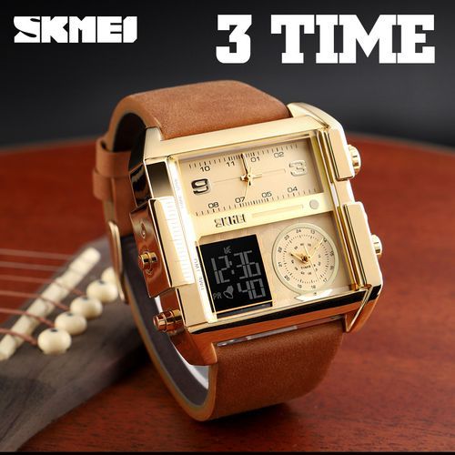 Men Sports Watch Top Luxury Brand Military Wristwatch Men Quartz Analog Digital