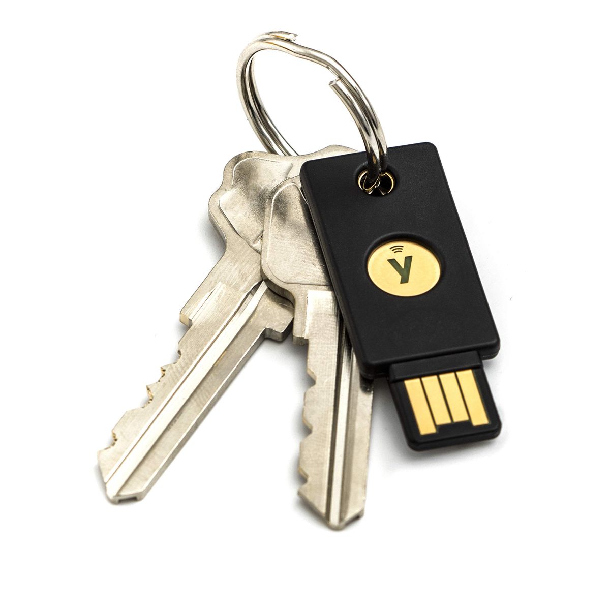 Security Key, YubiKey 5, NFC Login, U2F, FIDO2, USB-A Ports