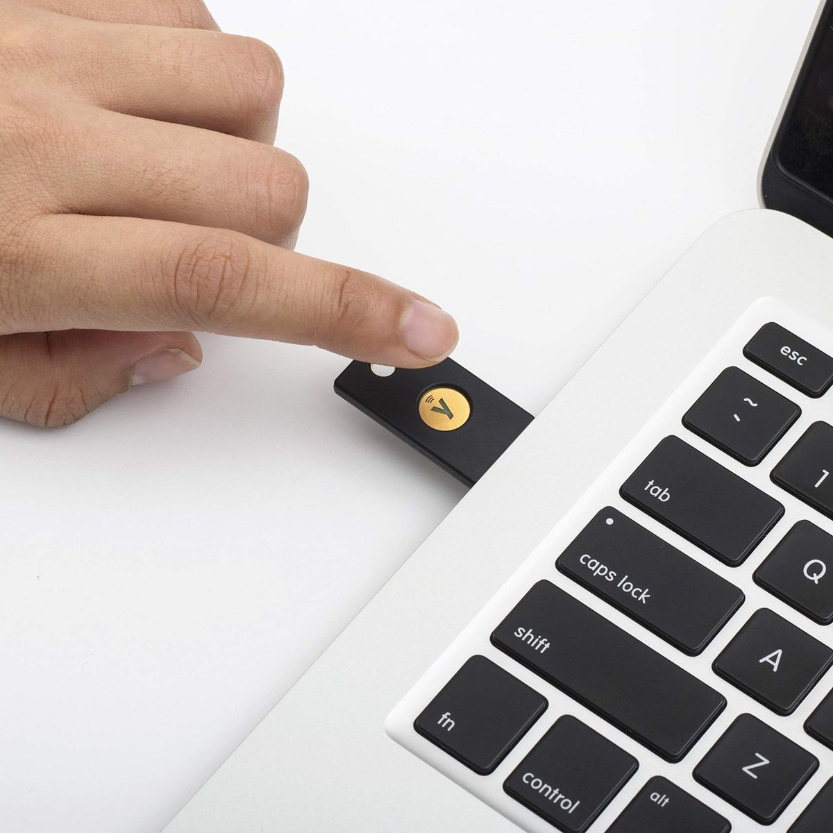 Security Key, YubiKey 5, NFC Login, U2F, FIDO2, USB-A Ports