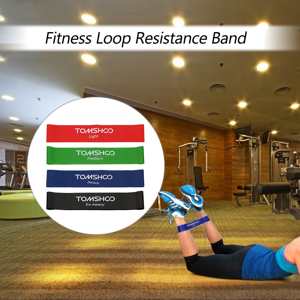 Exercise Resistance Loop Bands Latex Gym Strength
