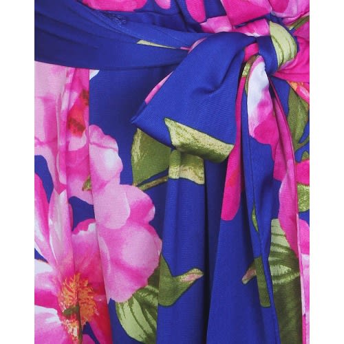 Floral Halterneck Jumpsuit - Pink Floral