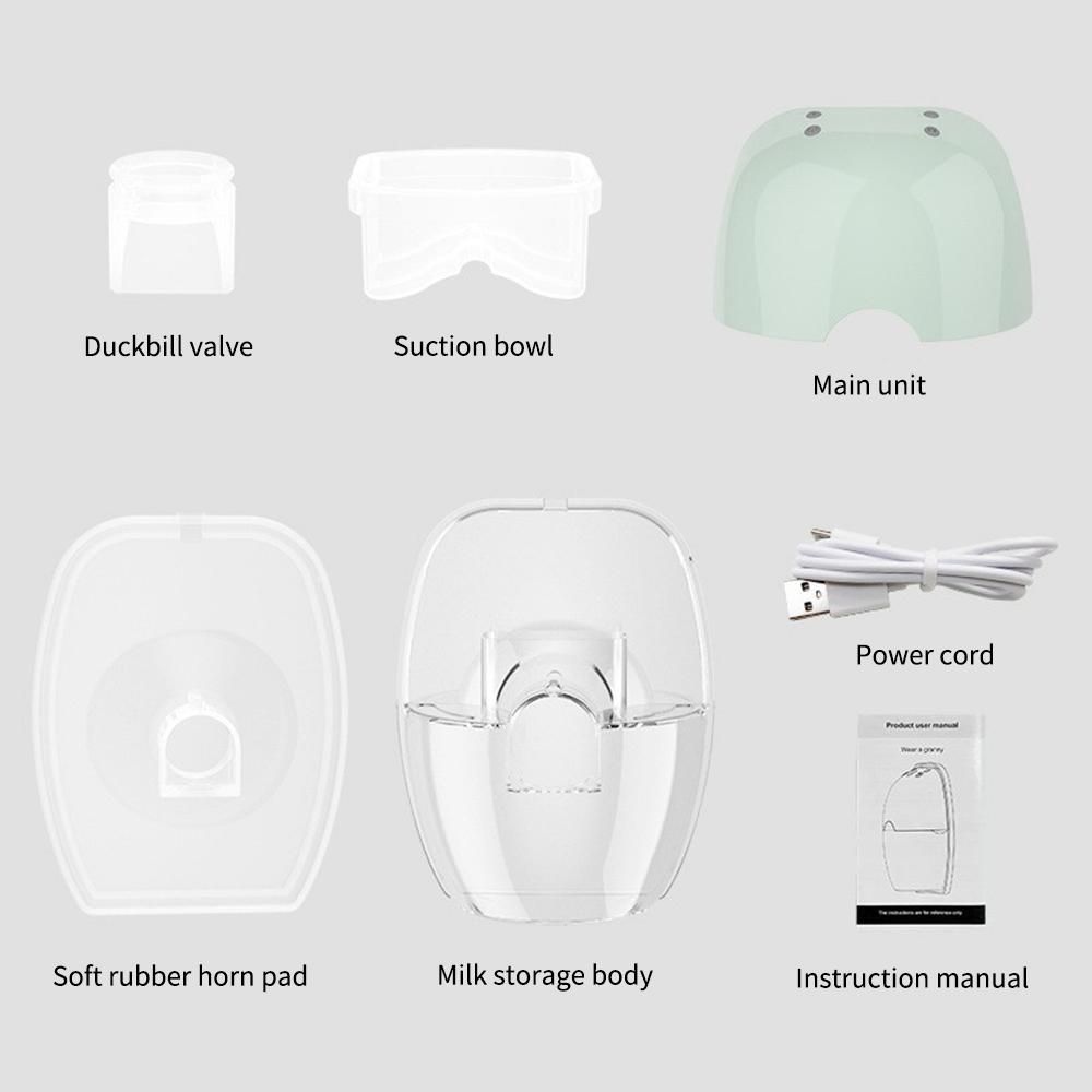 Hands Free Breast Pump Wearable Electric Breast Pump Lightweight with LED Display 2 Modes & 9 Suction Levels