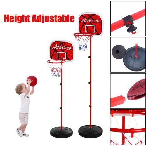 144CM Free Standing Adjustable Basketball Set With Free Basketball