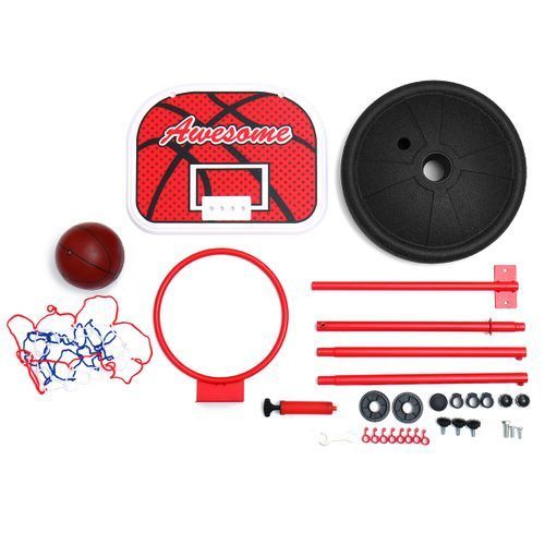 144CM Free Standing Adjustable Basketball Set With Free Basketball