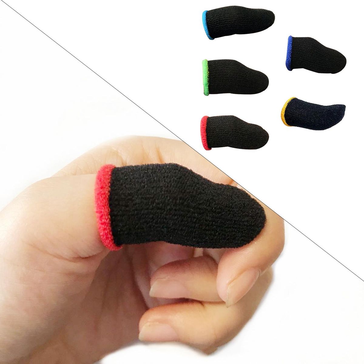 5x Game Finger Controller Finger Thumb Sleeve Finger Sleeve