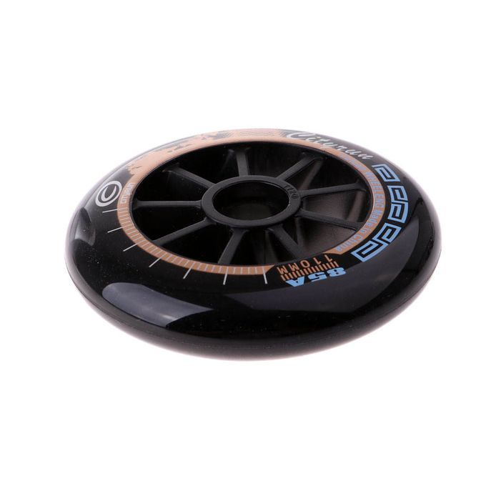 Replacement Inline Roller Skate Wheels For Men Women 110mm Black