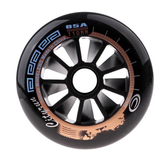 Replacement Inline Roller Skate Wheels For Men Women 110mm Black