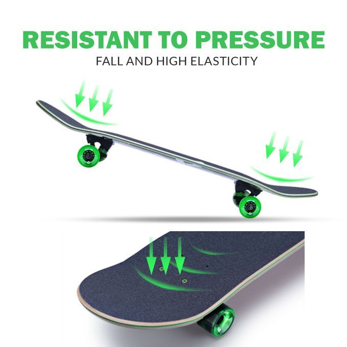 8 Pieces Skateboard Wheels 70x51mm High Performance Roller 78A Cruiser