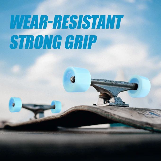 8 Pieces Skateboard Wheels 70x51mm High Performance Roller 78A Cruiser