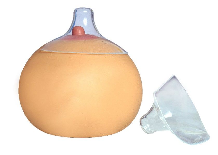 Nipple Shield- For Easy Latch On While Breastfeeding; 2pcs With A Storage Case, Cut-out Design