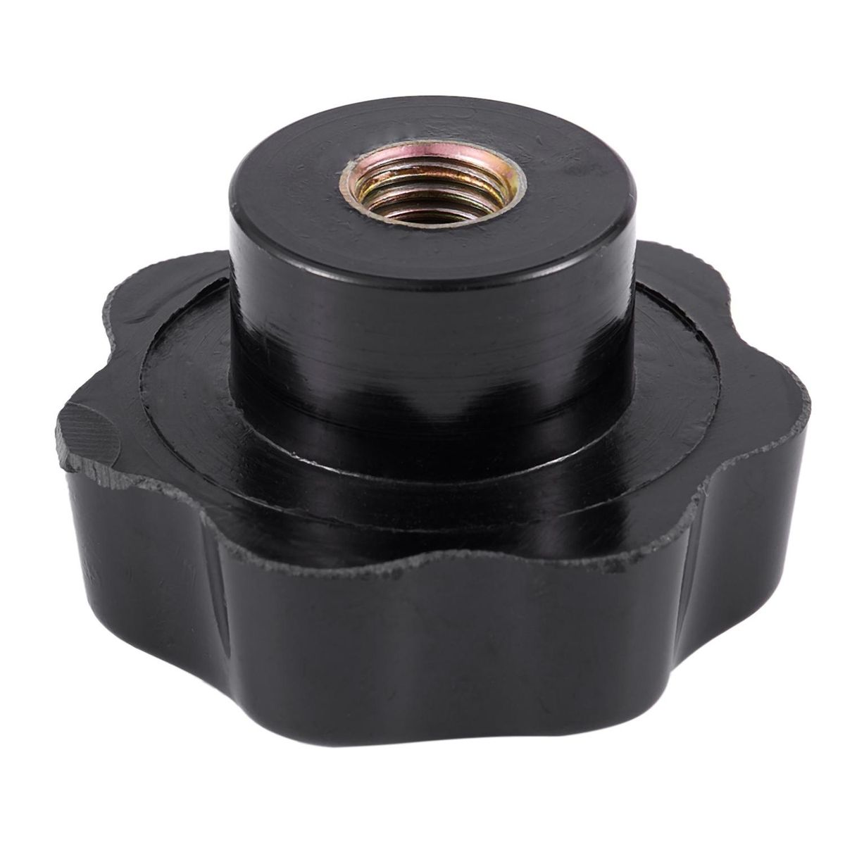 2 Pcs M10 Female Thread Nuts 50mm Plastic Star Head Clamping Knob Grip