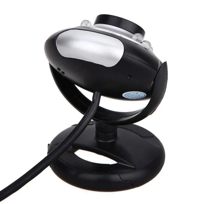 new WEB Webcam USB COMS 12 Megapixel LED High Definition Camera Web Cam 360 Degree MIC Clip-on For Skype Computer
