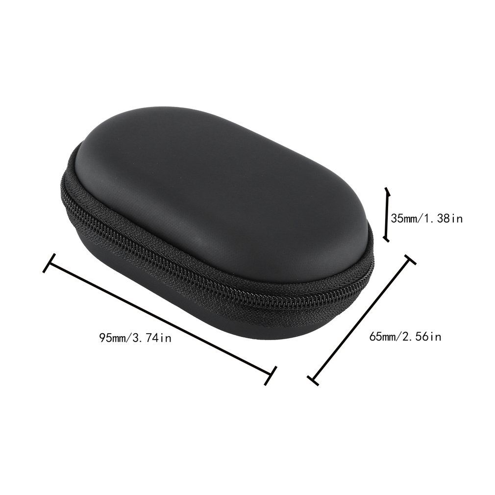 Storage Bag For Oximeter Reasonable Design Strong Space Protective Cover-black-without Words