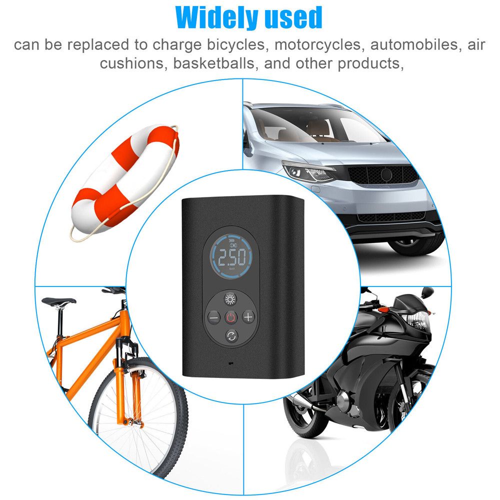 Rechargeable Tire Inflator Air Compressor Tire Pump